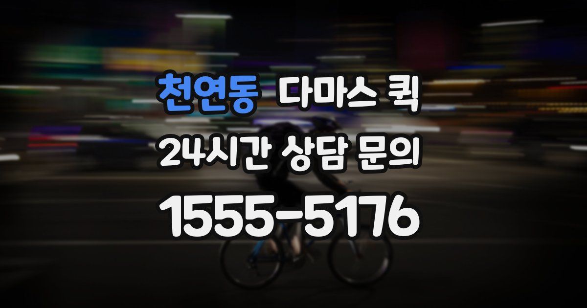 천연동 다마스 퀵