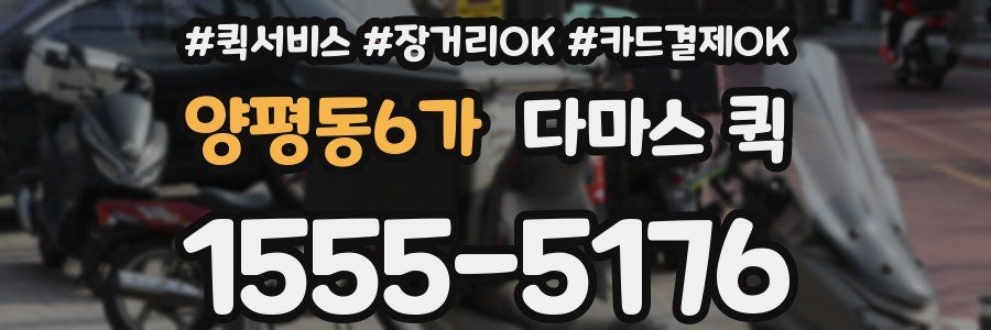 양평동6가 다마스 퀵