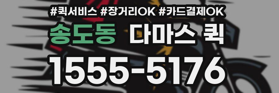 송도동 다마스 퀵