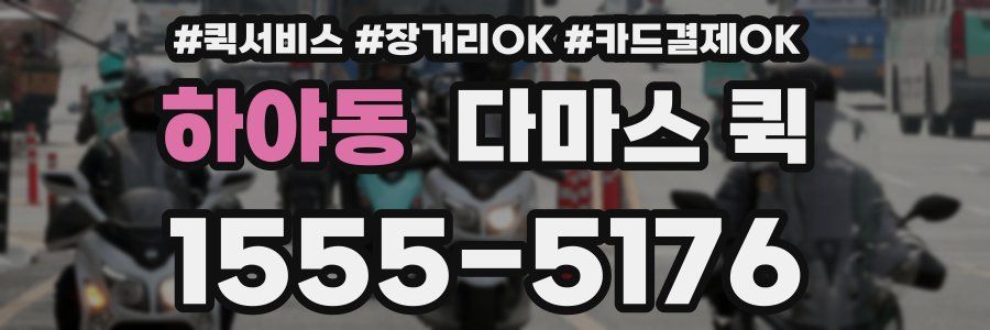 하야동 다마스 퀵