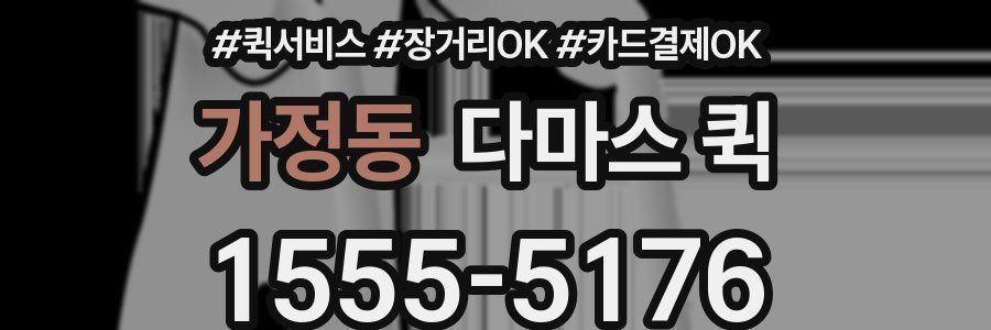 가정동 다마스 퀵