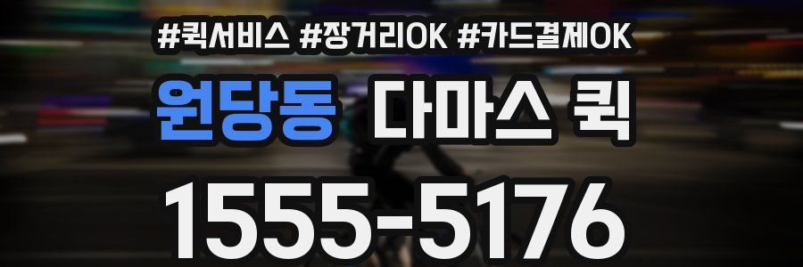 원당동 다마스 퀵