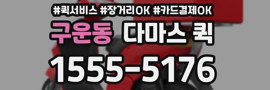 구운동 다마스 퀵