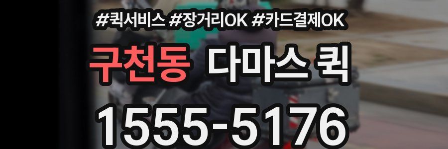 구천동 다마스 퀵