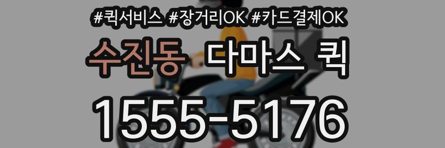 수진동 다마스 퀵