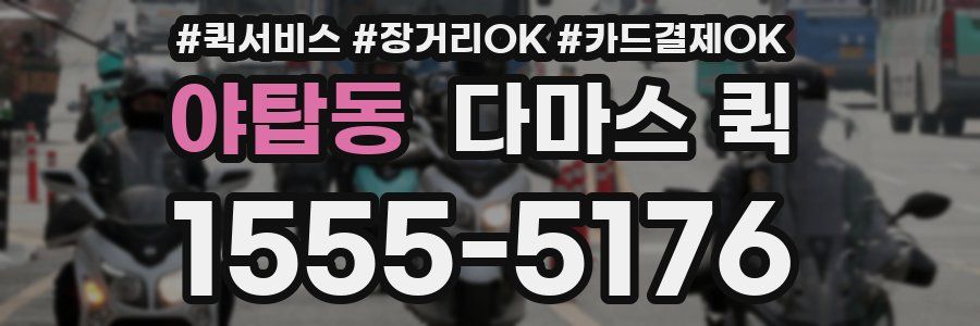 야탑동 다마스 퀵