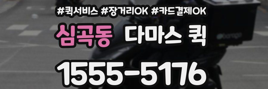 심곡동 다마스 퀵