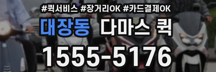 대장동 다마스 퀵