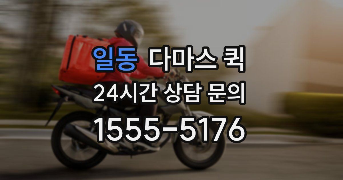 일동 다마스 퀵