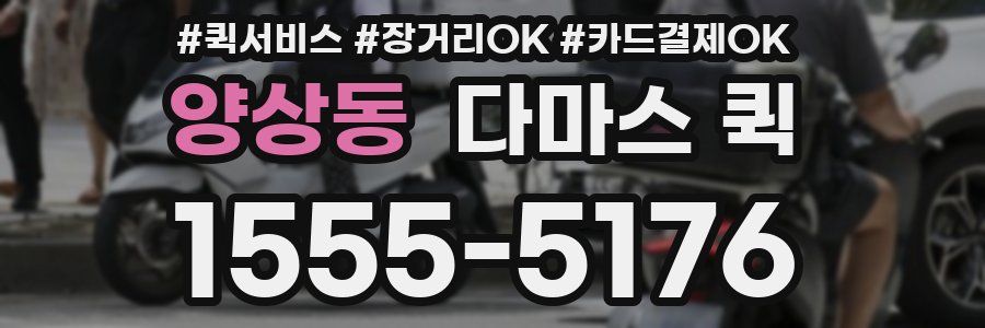 양상동 다마스 퀵