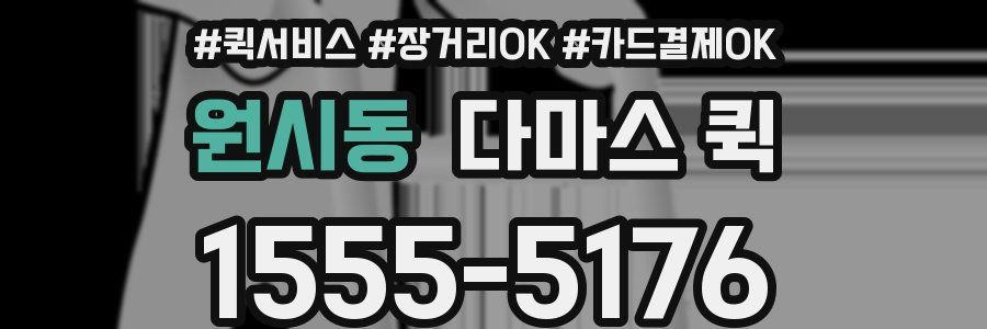 원시동 다마스 퀵