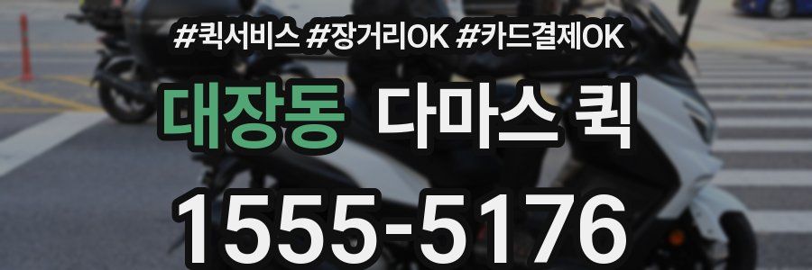 대장동 다마스 퀵