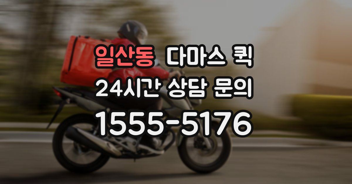 일산동 다마스 퀵