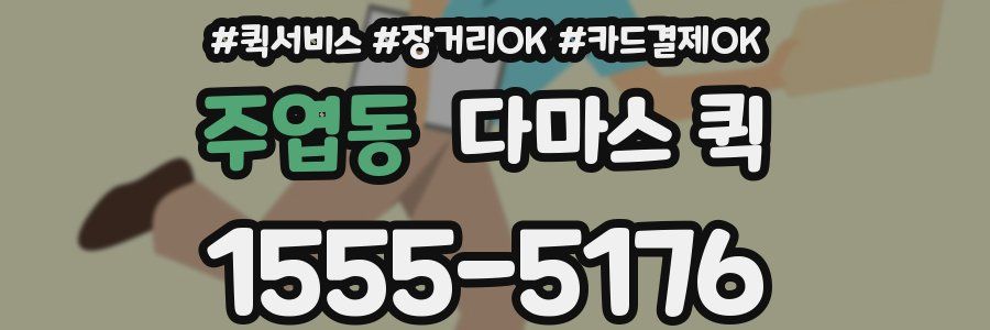 주엽동 다마스 퀵