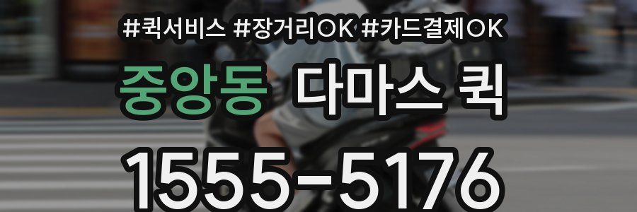 중앙동 다마스 퀵