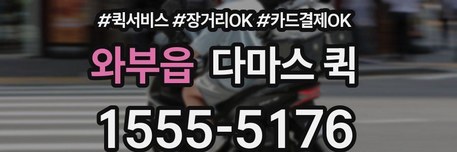 와부읍 다마스 퀵