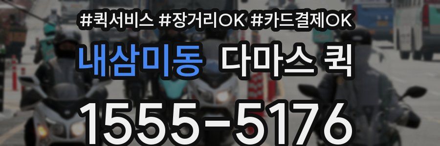 내삼미동 다마스 퀵