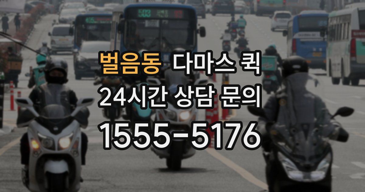 벌음동 다마스 퀵