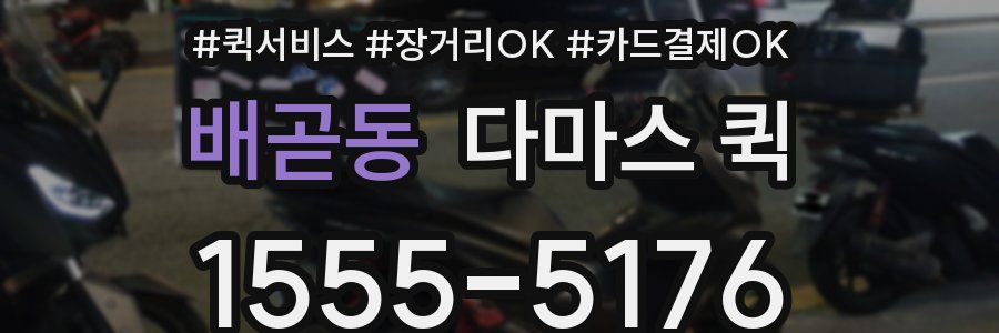 배곧동 다마스 퀵