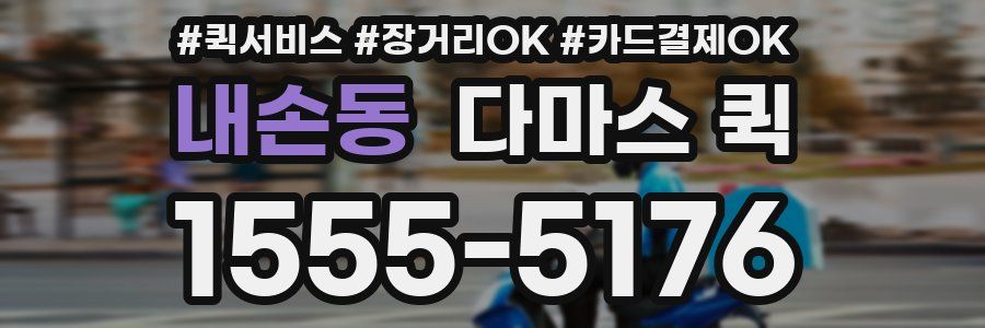 내손동 다마스 퀵