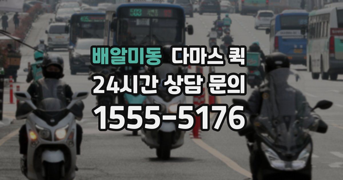 배알미동 다마스 퀵