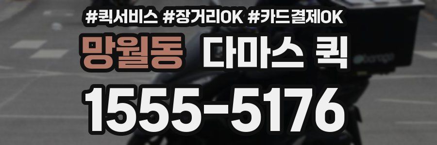 망월동 다마스 퀵