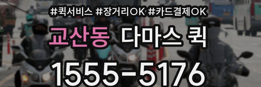 교산동 다마스 퀵