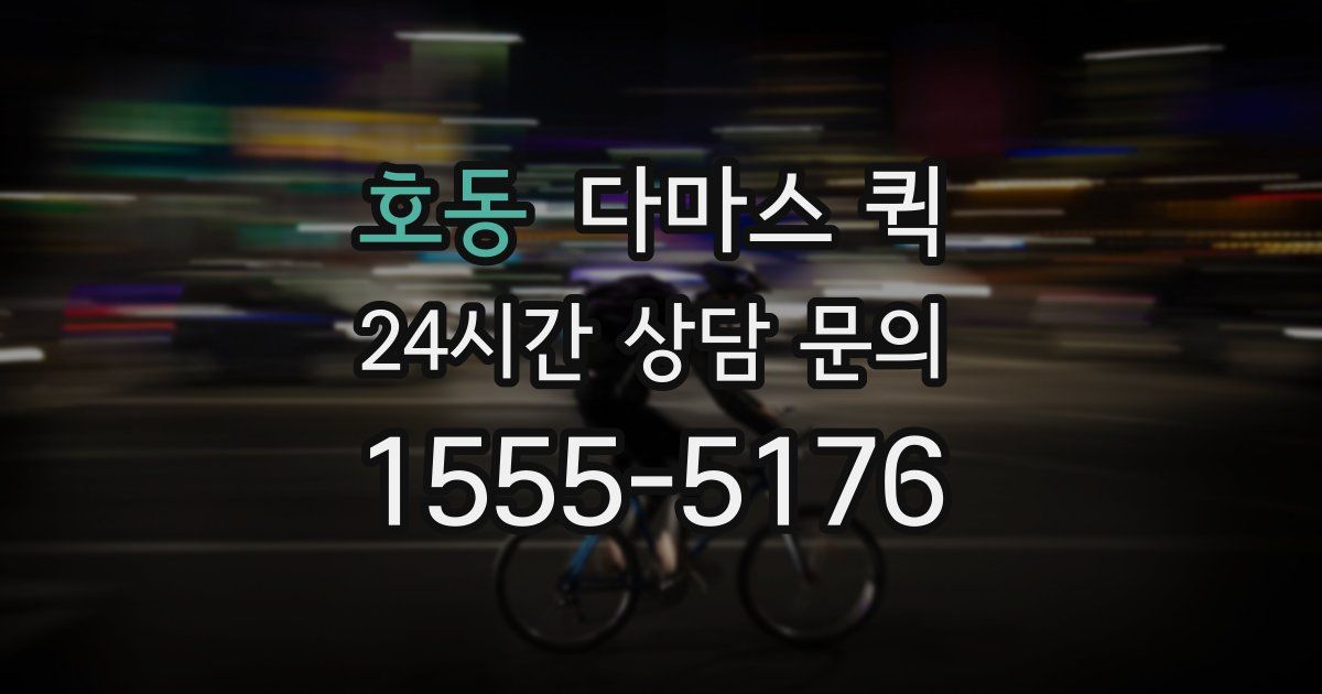 호동 다마스 퀵