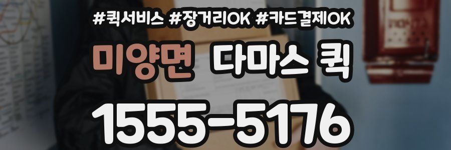 미양면 다마스 퀵