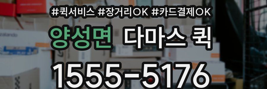 양성면 다마스 퀵