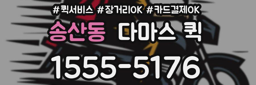 송산동 다마스 퀵