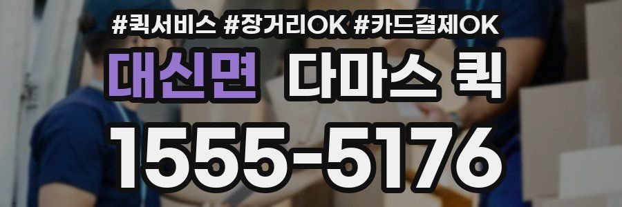 대신면 다마스 퀵