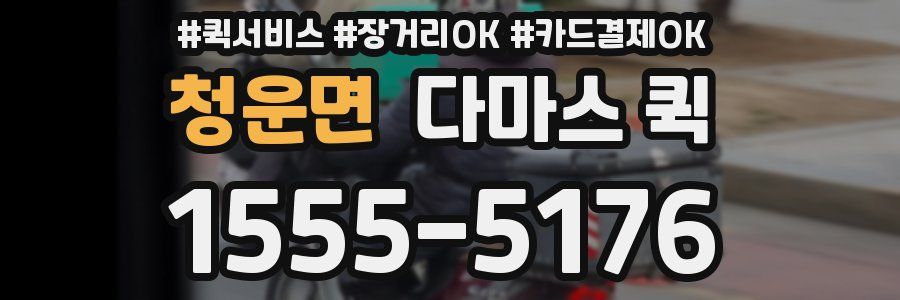 청운면 다마스 퀵