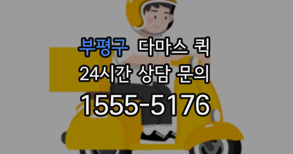 부평구 다마스 퀵