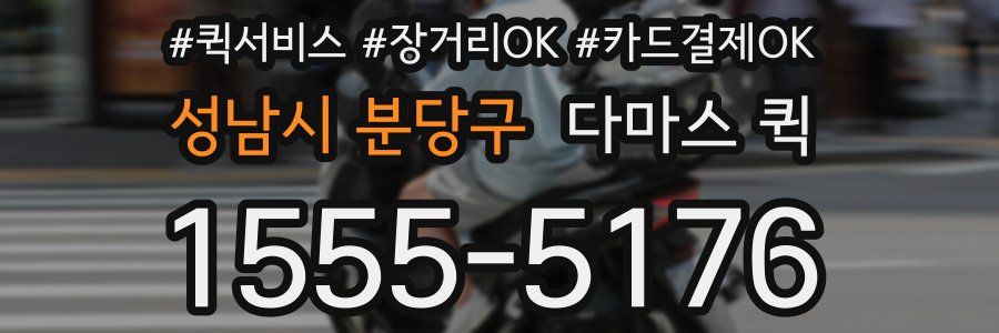 성남시 분당구 다마스 퀵