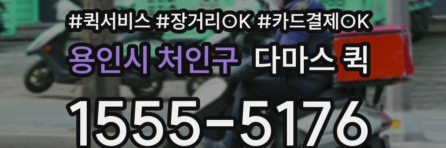 용인시 처인구 다마스 퀵