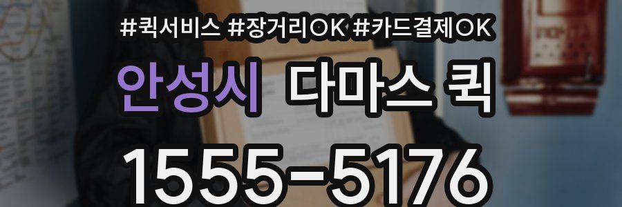 안성시 다마스 퀵