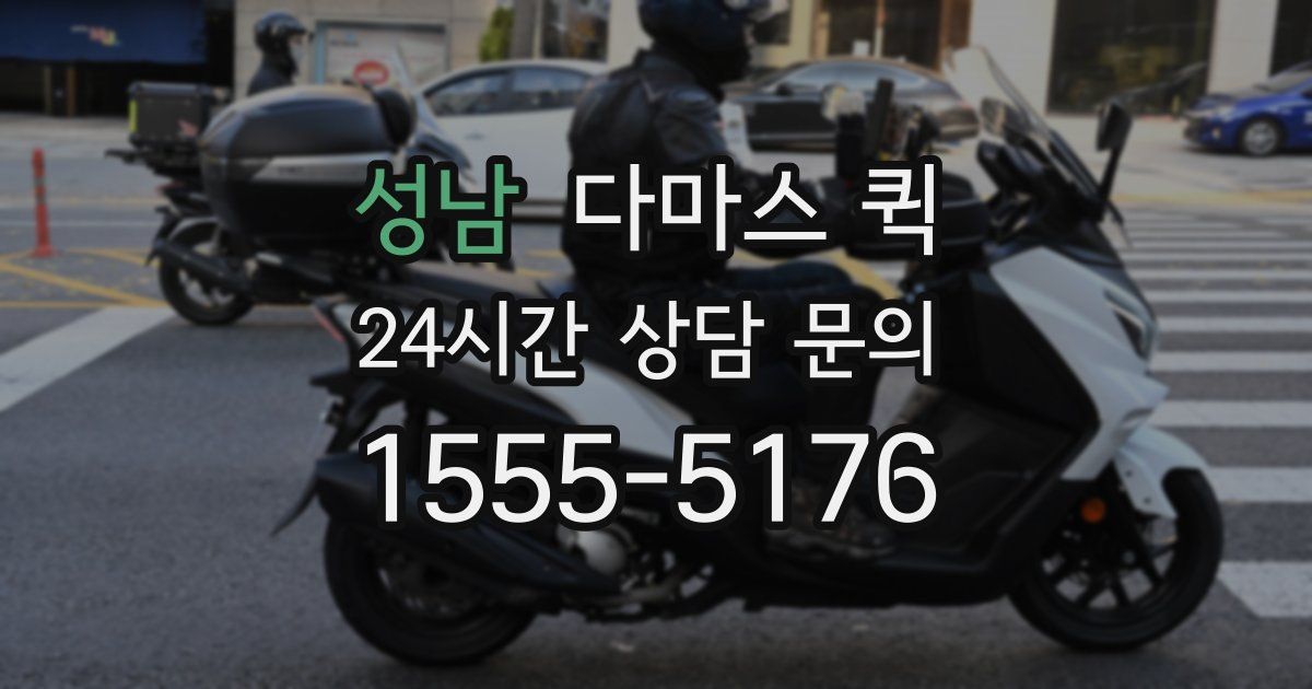 성남 다마스 퀵