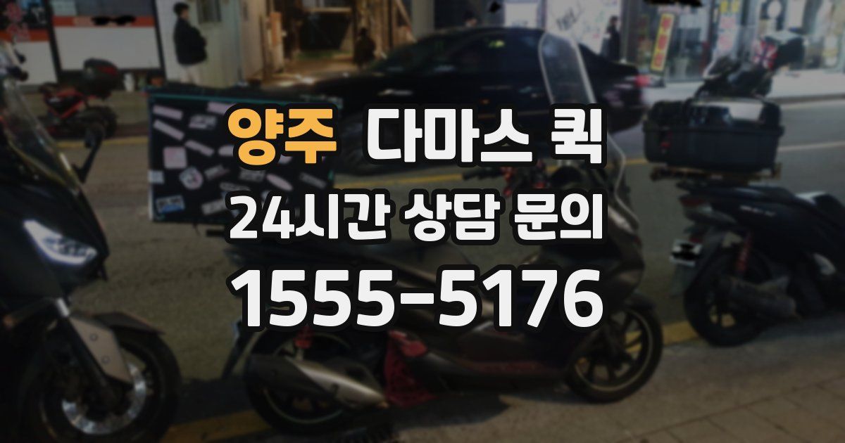 양주 다마스 퀵