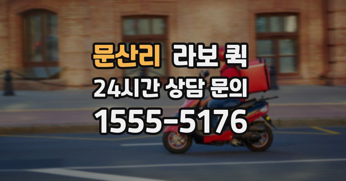 문산리 라보 퀵