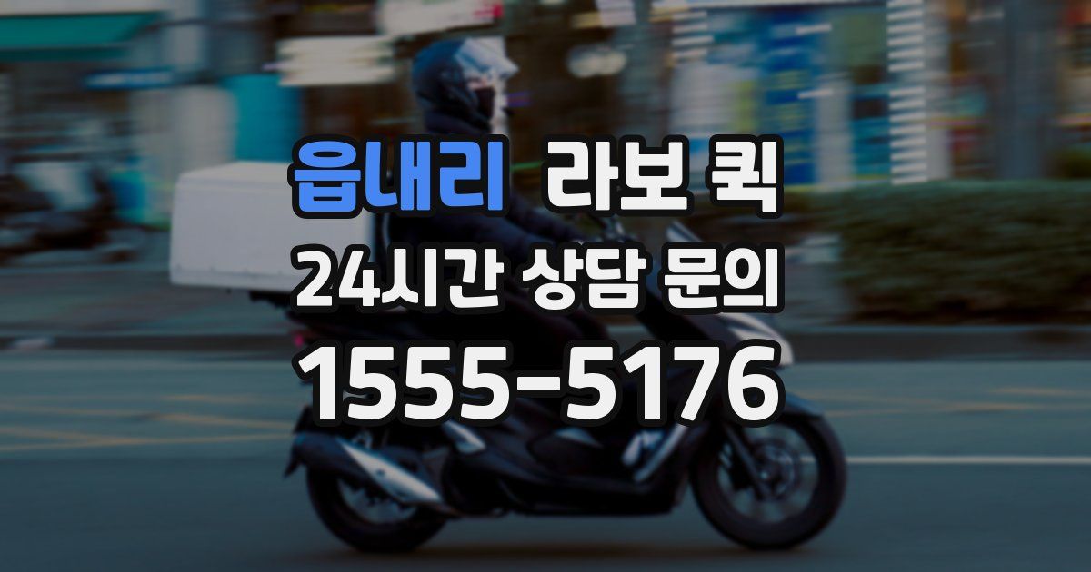 읍내리 라보 퀵