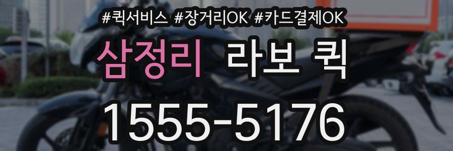 삼정리 라보 퀵