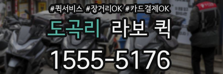 도곡리 라보 퀵