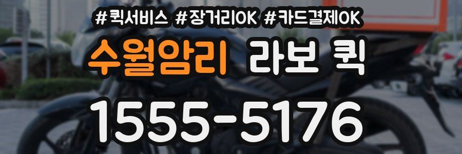 수월암리 라보 퀵