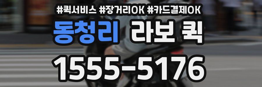 동청리 라보 퀵