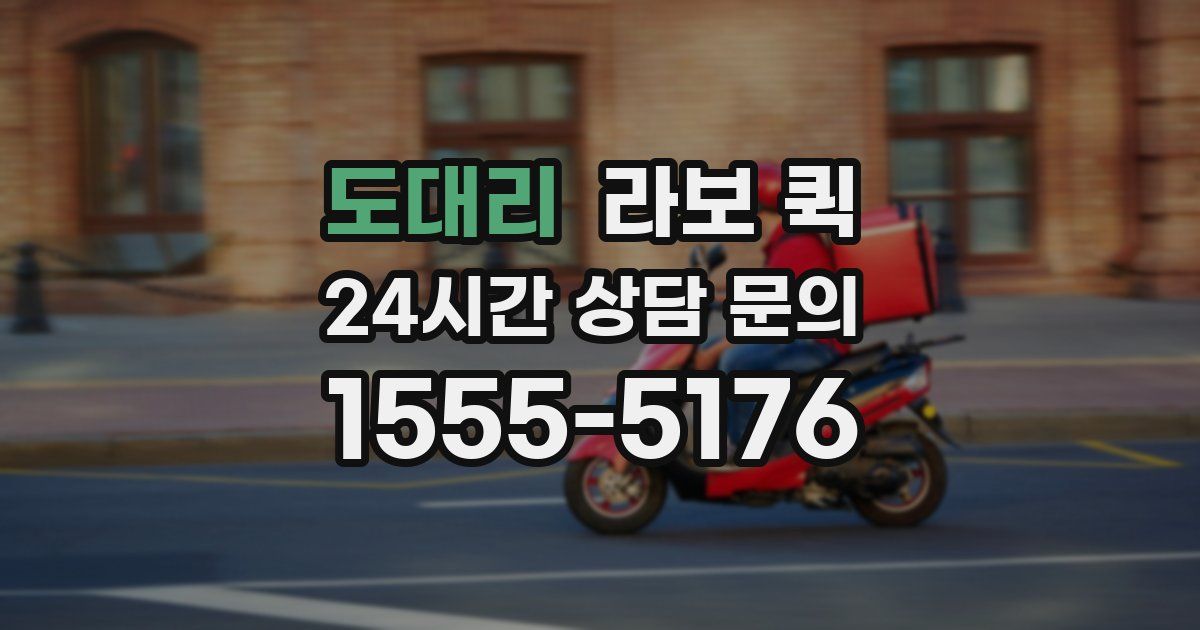 도대리 라보 퀵