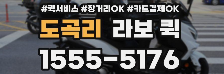 도곡리 라보 퀵