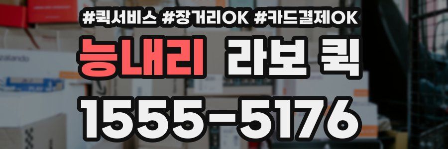 능내리 라보 퀵