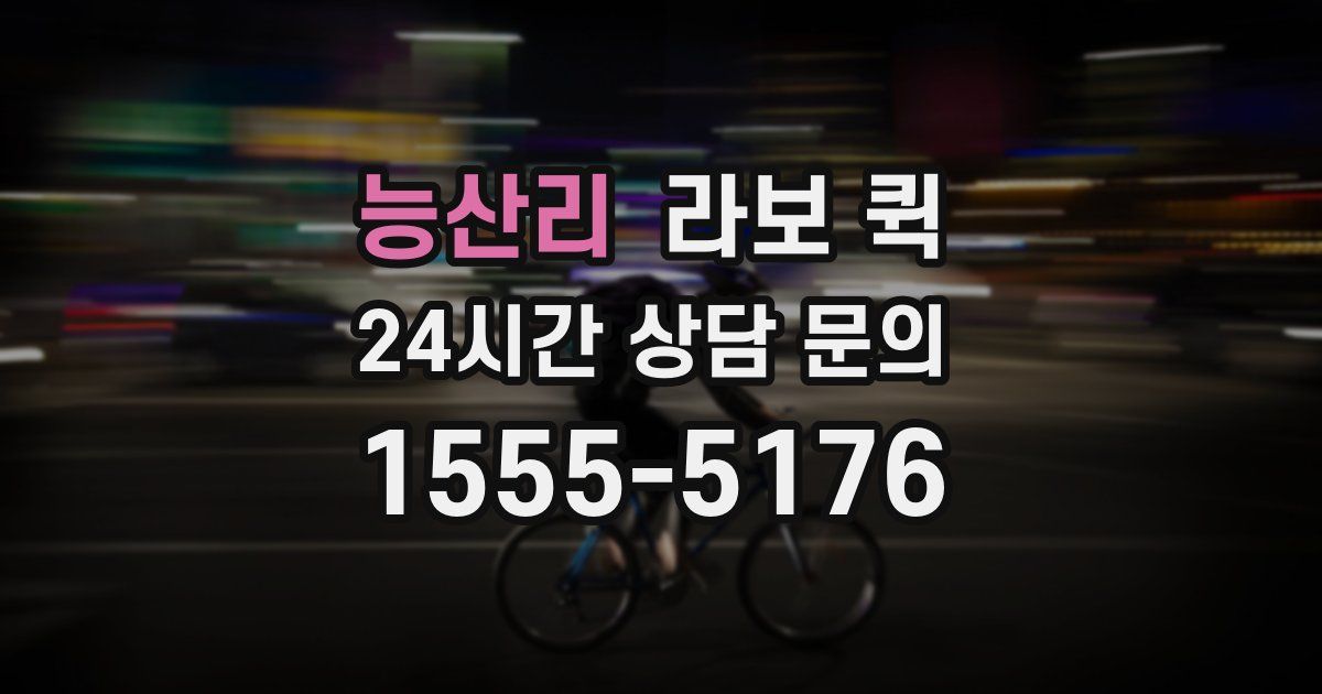 능산리 라보 퀵