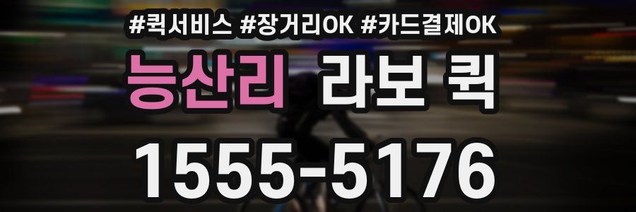 능산리 라보 퀵